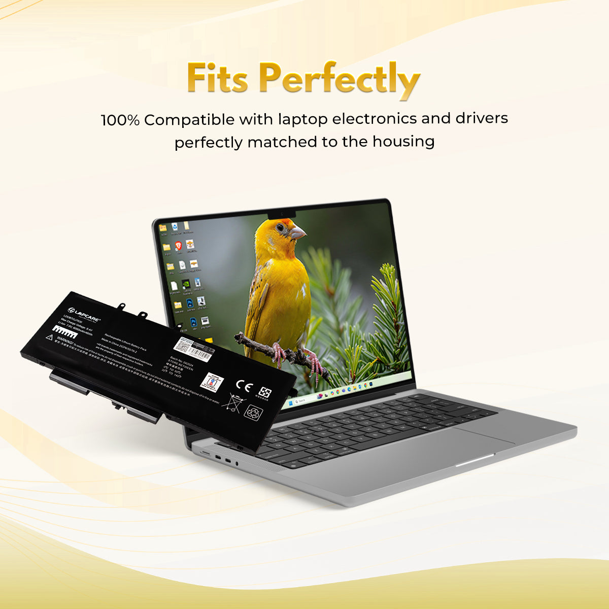 Laptop Compatible Battery For DELL Latitude 5480 / 5580 / 5280 4Cell (GJKNX)