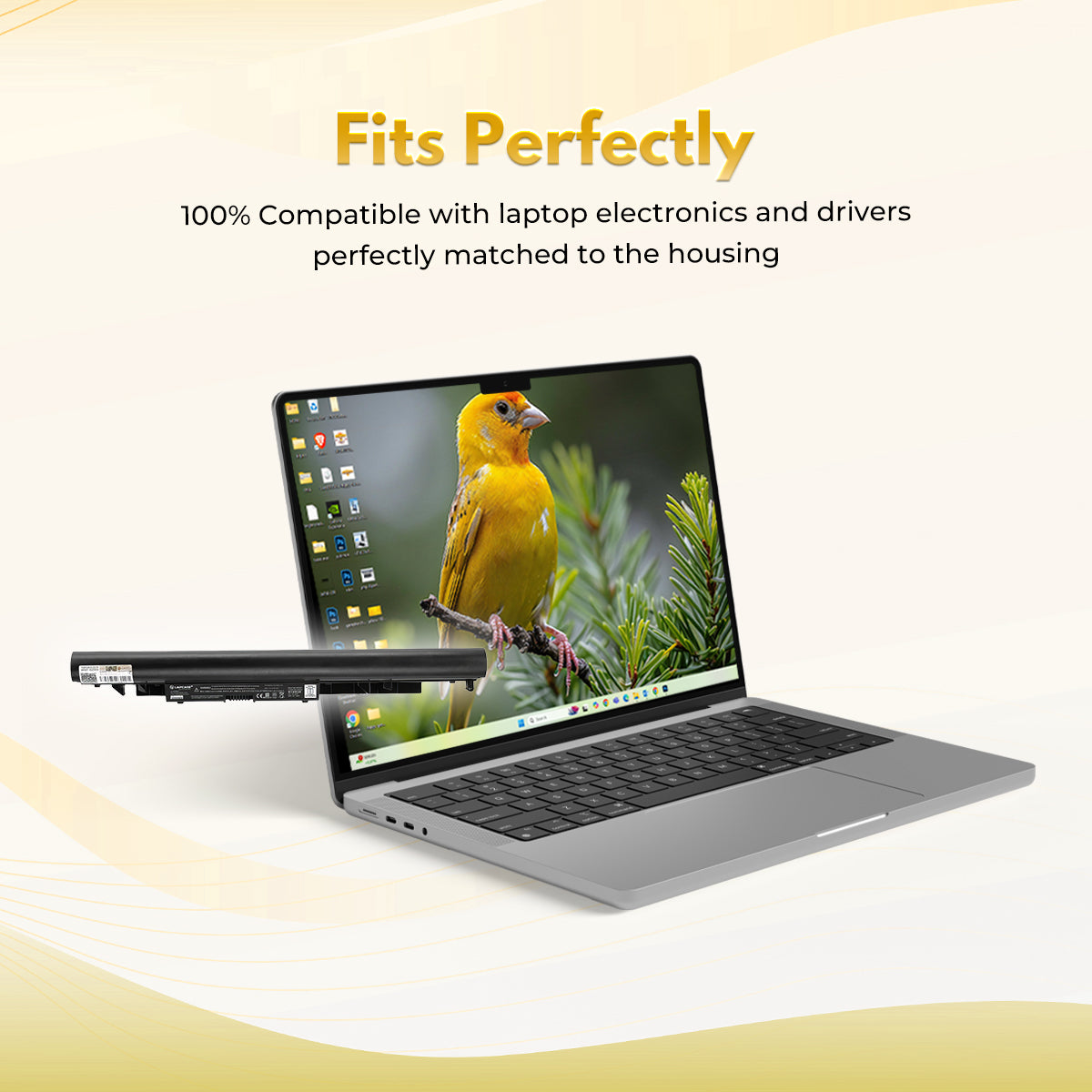 Laptop Compatible Battery For 255,255-G6,250,250-G6,Pavilion 17z Series 4C (JC04)