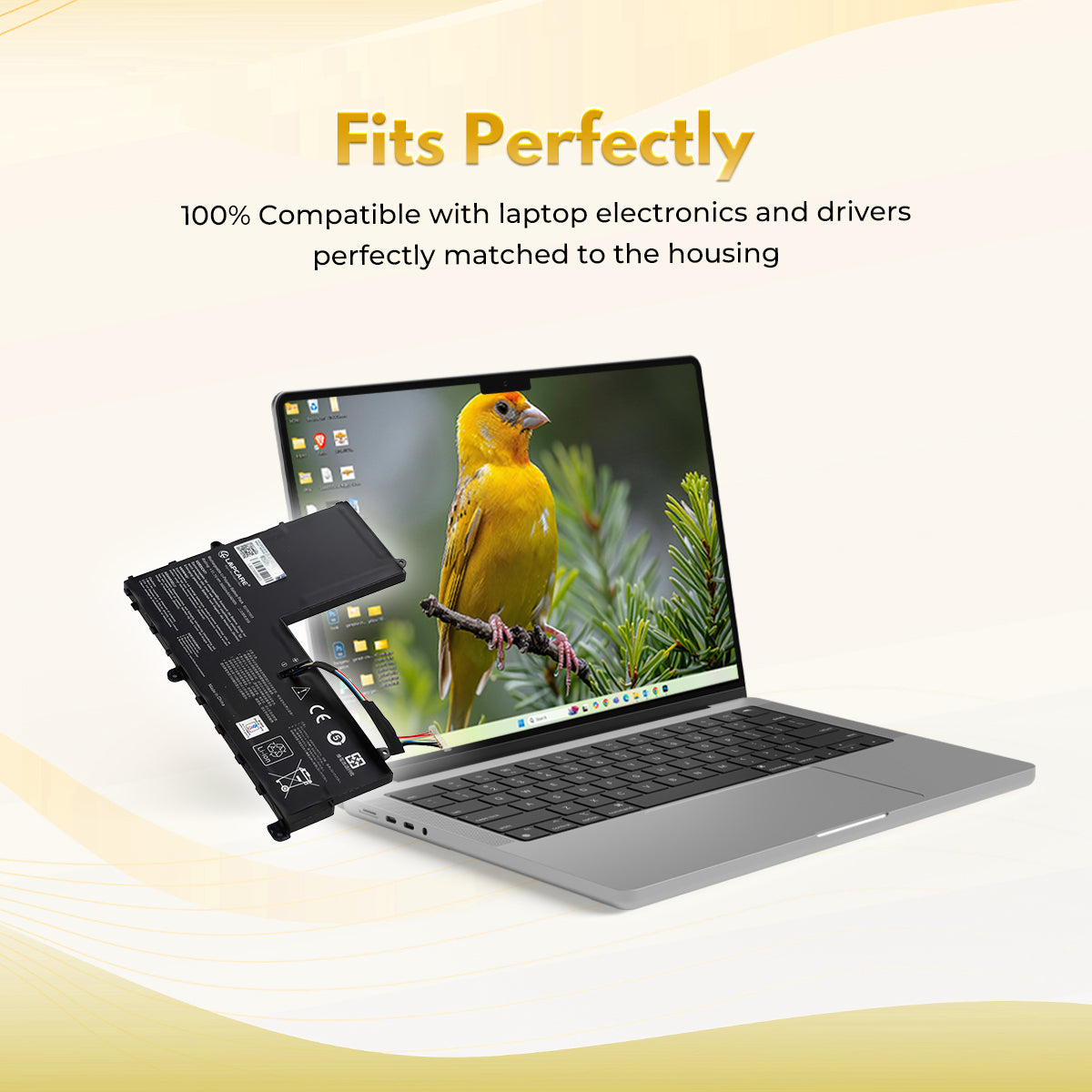 Laptop Compatible Battery For Asus Eeebook E202SA, R206SA (B31N1503)