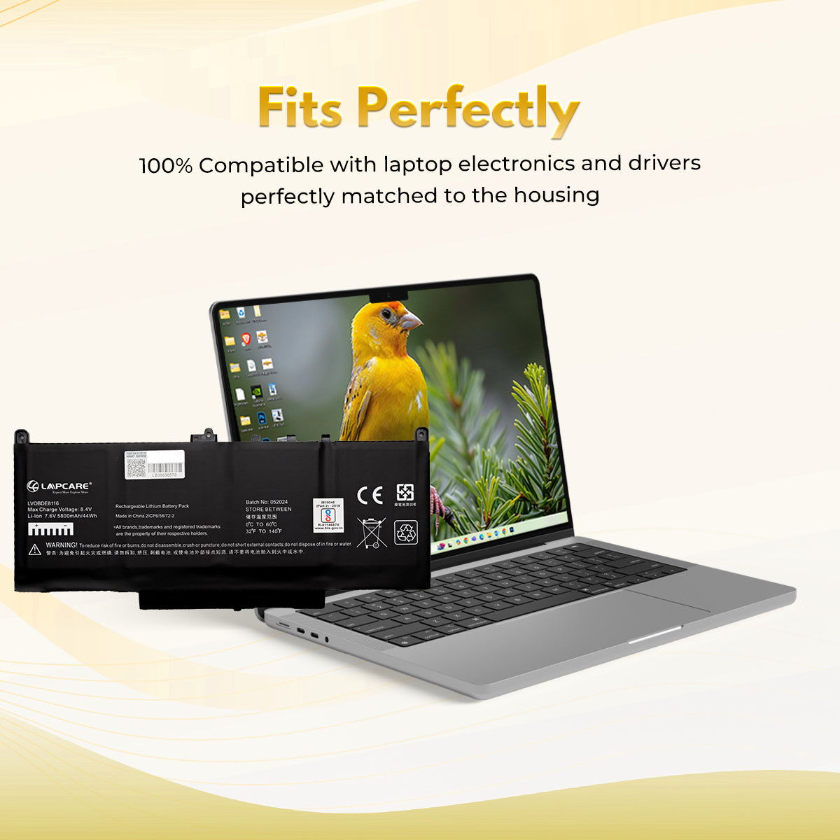 Laptop Compatible Battery For Dell E7270 (J60J5)