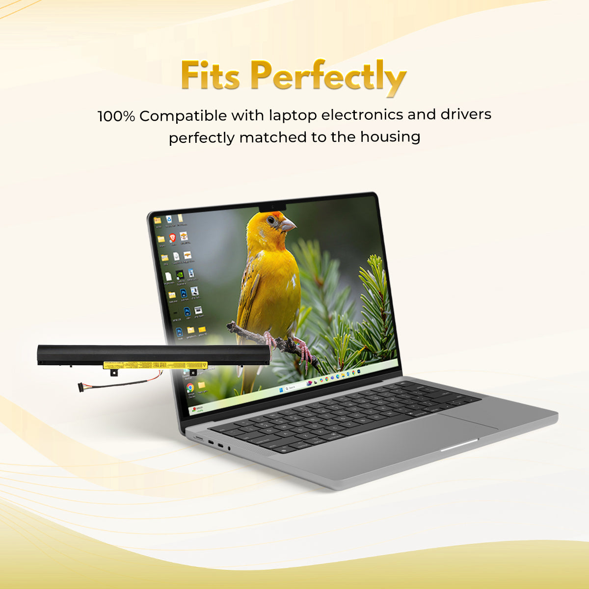 Laptop Compatible Battery For V310-14ISK,V310-15ISK Series 4C (L15S4A02)