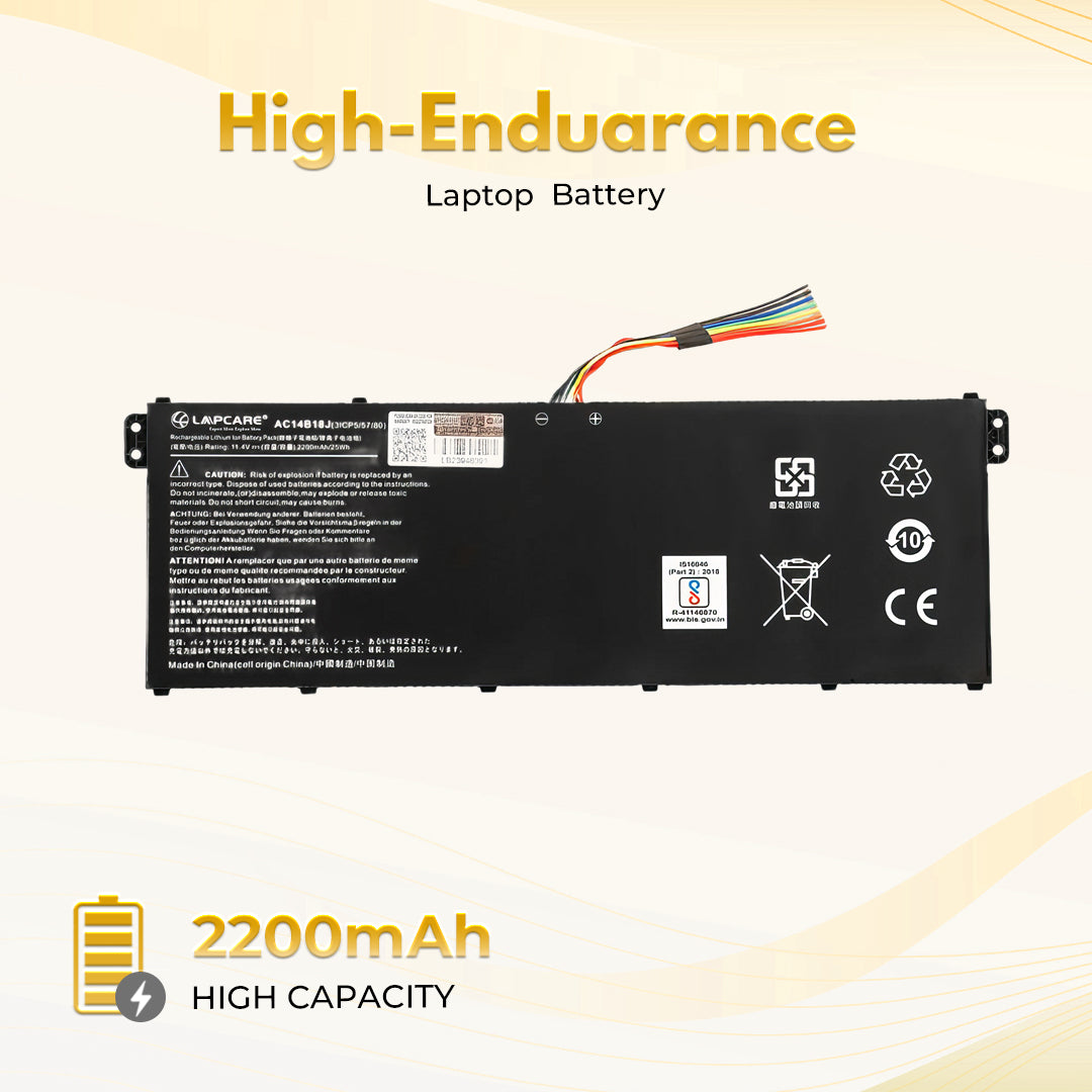 Laptop Compatible Battery For Aspire V3-111 3C (AC14B18J)