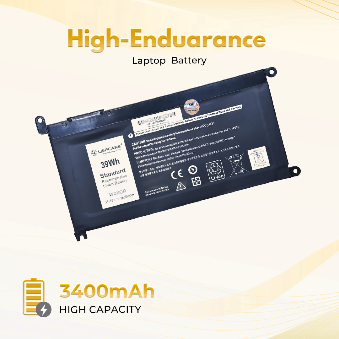 Laptop Compatible Battery For Inspiron 15-5568, 13-5368/5378 (WDX0R)