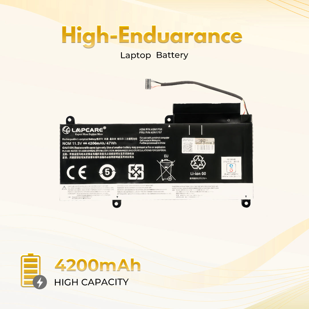 Laptop Compatible Battery For Lenovo Thinkpad E450 3C (45N1752)