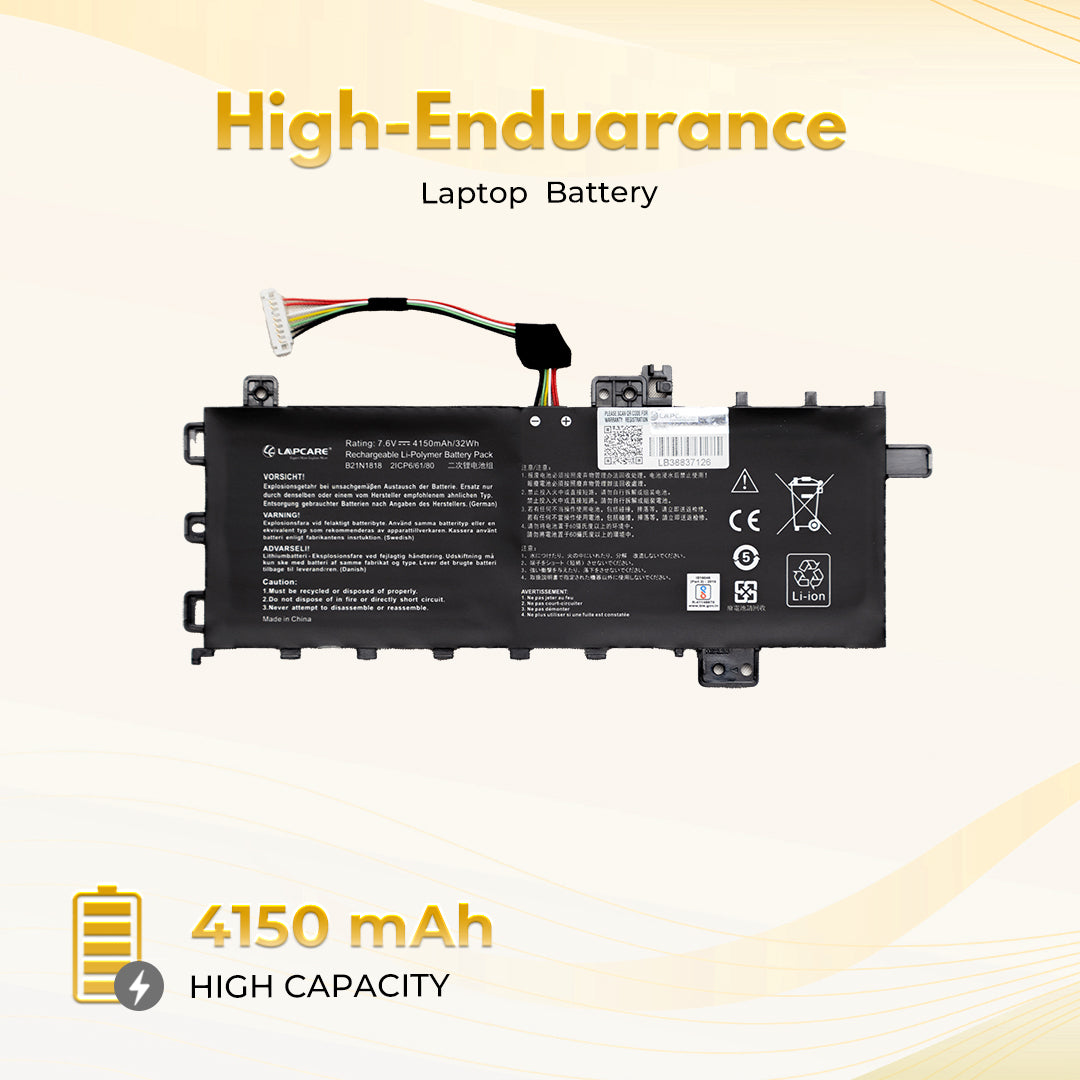 Laptop Compatible Battery For Asus VivoBook S512JA/JF,X512FA(B21N1818)
