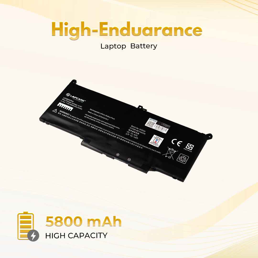 Laptop Compatible Battery For Dell Latitude E7280/E7480 44Wh 4C Bat (DM3WC)