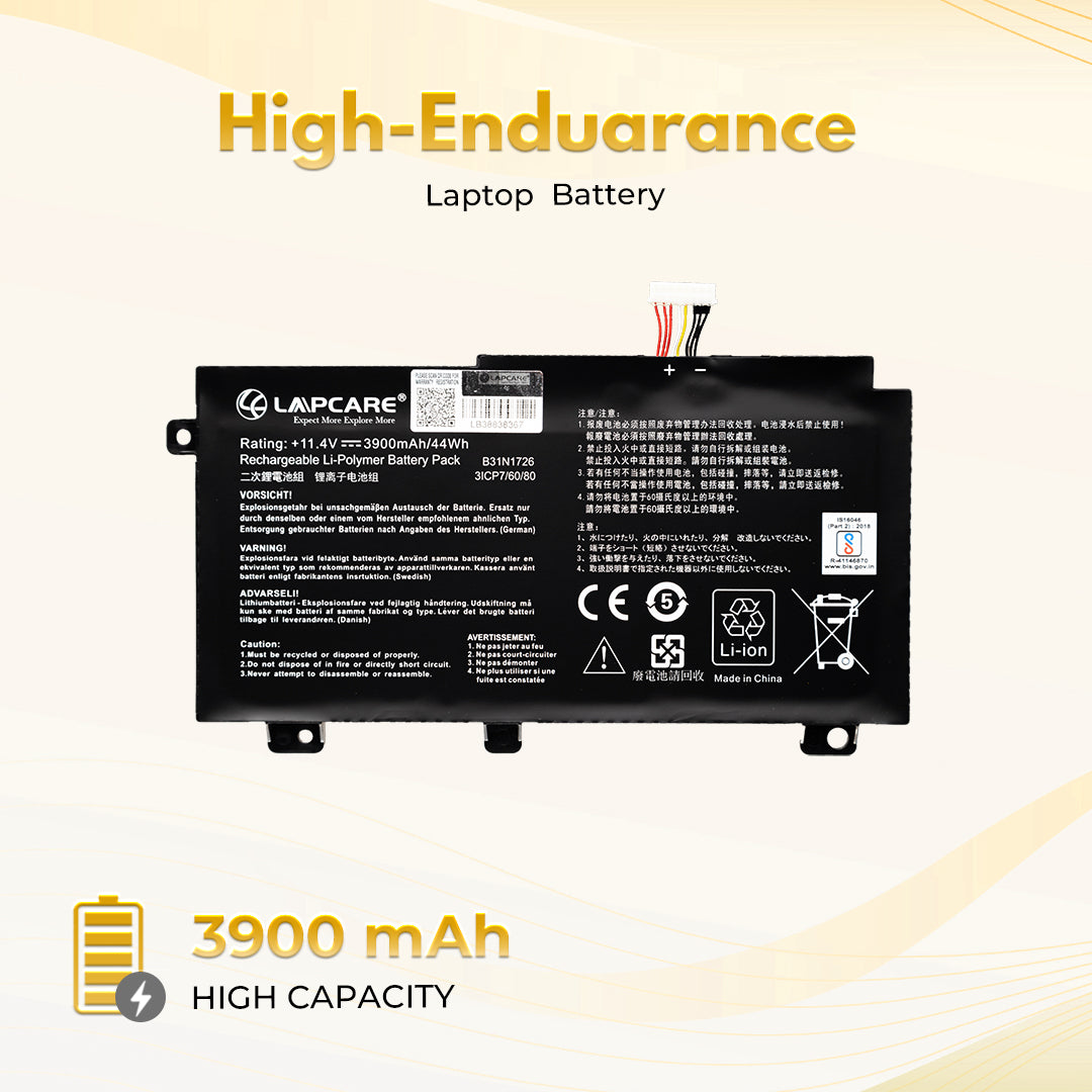 Laptop Compatible Battery For Asus FX80/ FX86/ FX504/ FX505/ A6 FA506 (shape A) (B31BNEH)