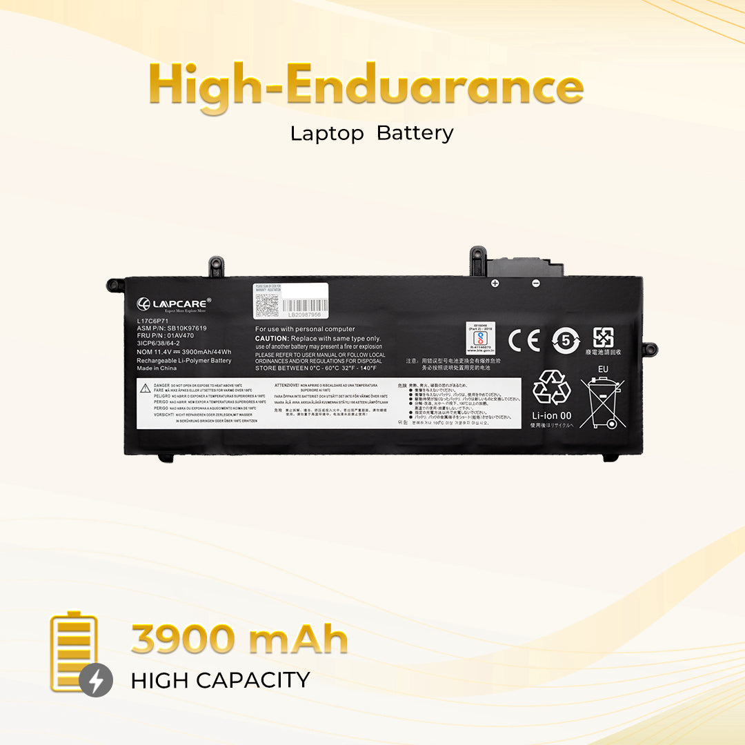 Laptop Compatible Battery For Lenovo X280 (01AV470)