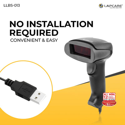 LAPCARE 1D WIRED CCD BARCODE SCANER LLBS-013