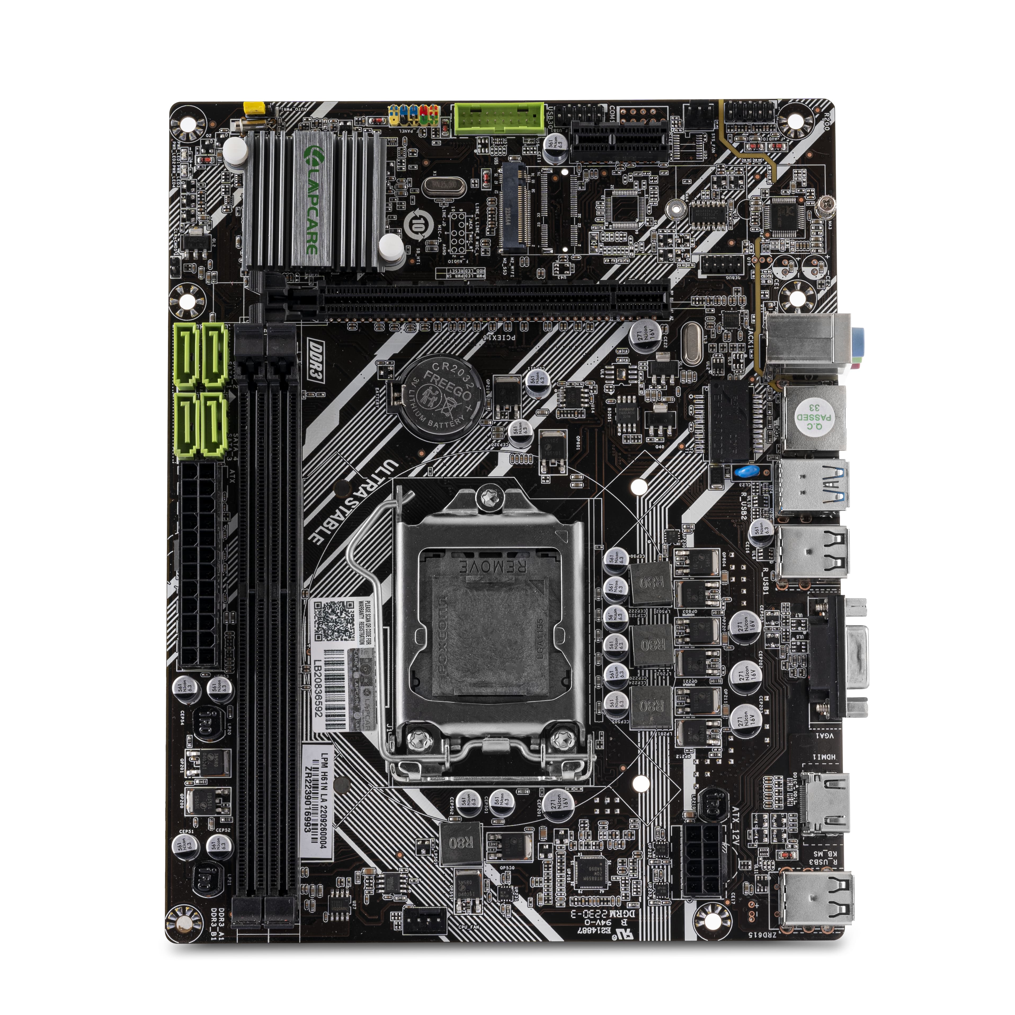 Lapcare Compatible Mother Board for H61 with NVME Slot