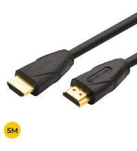 Lapcare 4K HDMI High speed Farbric Braided cable with Ethernet 3D TRUE Ultra HD (5M)