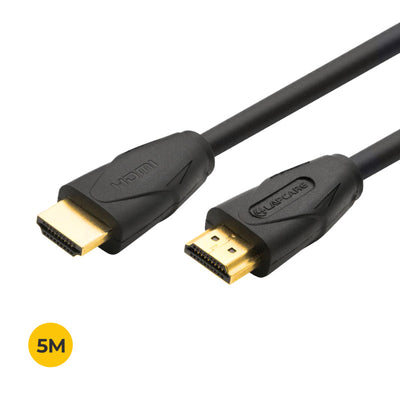 Lapcare 4K HDMI High speed Farbric Braided cable with Ethernet 3D TRUE Ultra HD (5M)