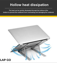 LAPGO Multifunction Aluminum Laptop/Tab/iPad Stand (LSE-044)