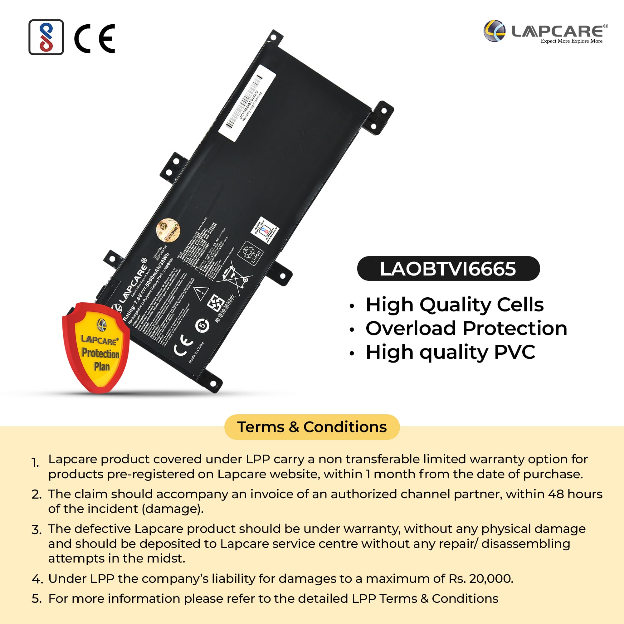 Laptop Compatible Battery For Vivobook X556UA Series 2C (C21N1509)