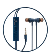 WOOBUDS VII wired Earbuds with inbuilt MIC- Blue (LBD-909)