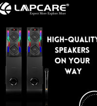 Ramp 160W Dual Tower speakers with Wireless mic (LTS-600)