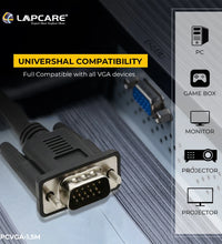 Lapcare Premium VGA cable 1.5M
