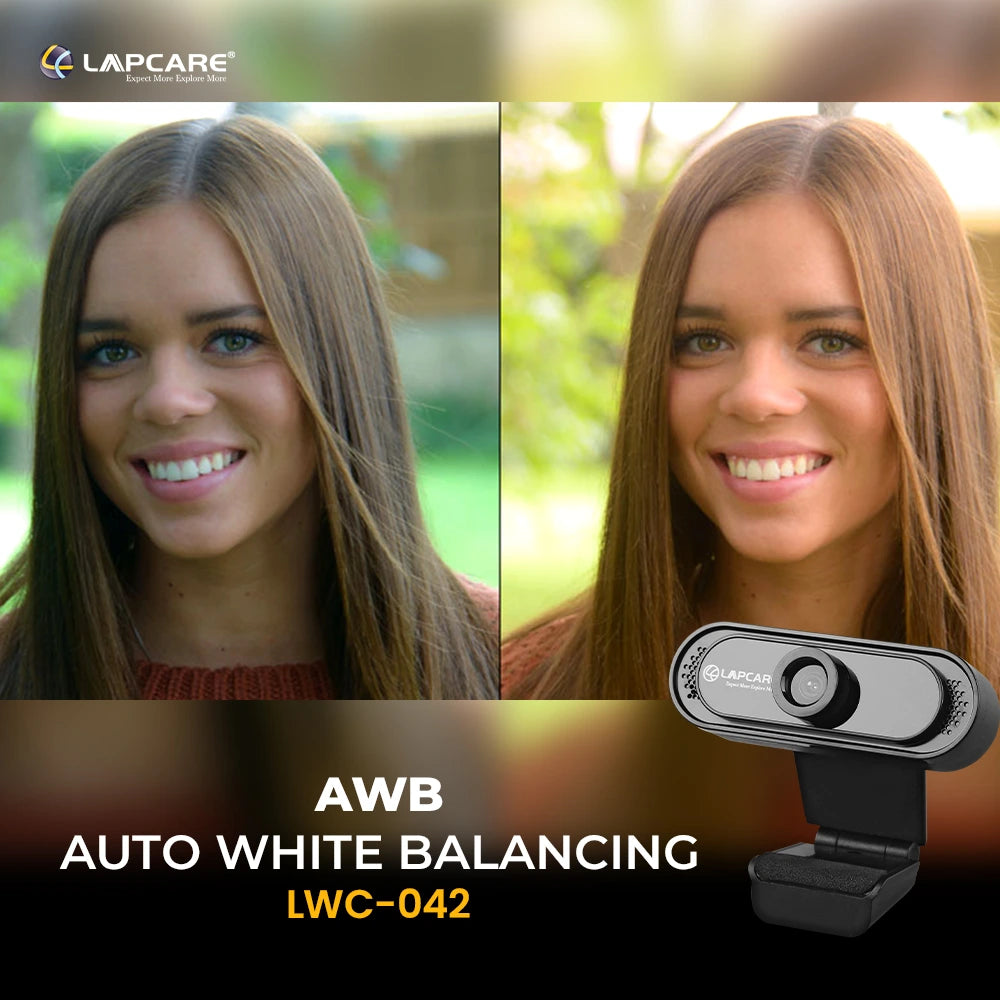 Lapcam - 720P HD web camera with inbuilt noise reduction mic