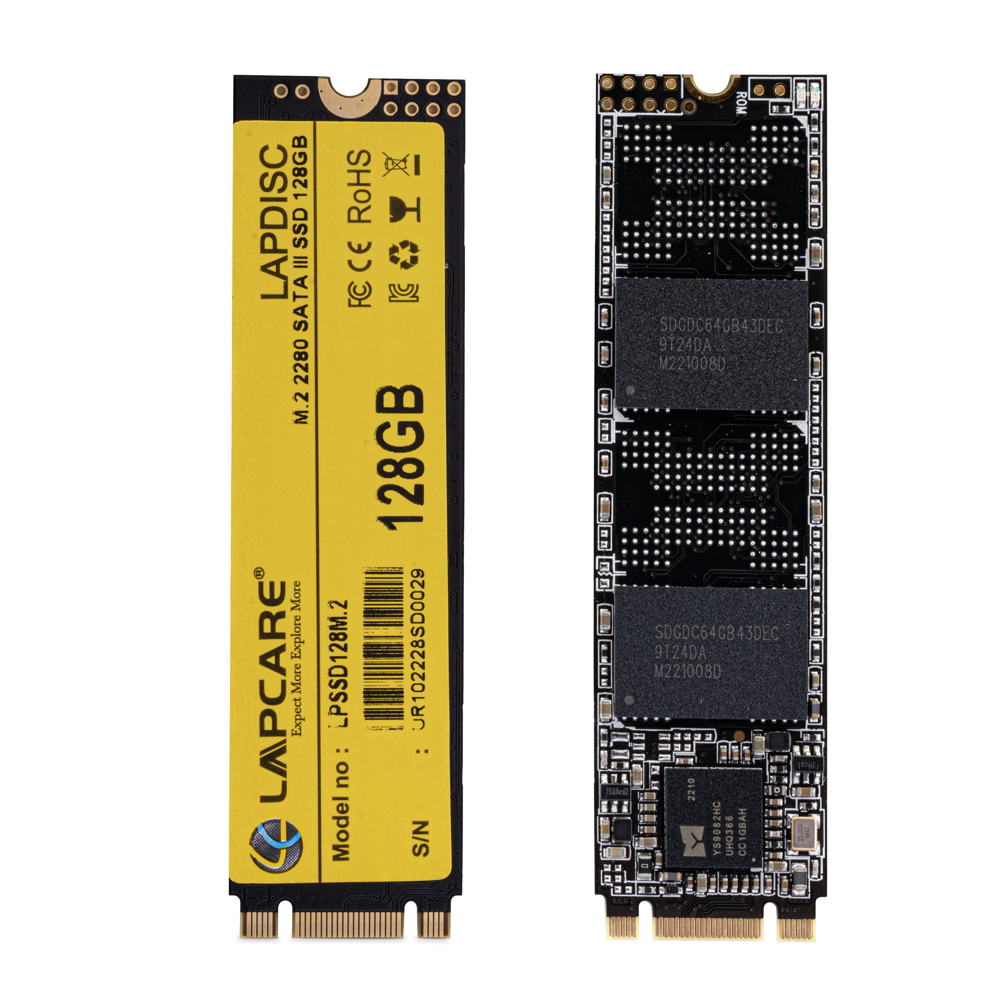 LAPDISC 128GB M.2 2280 SATA III SSD
