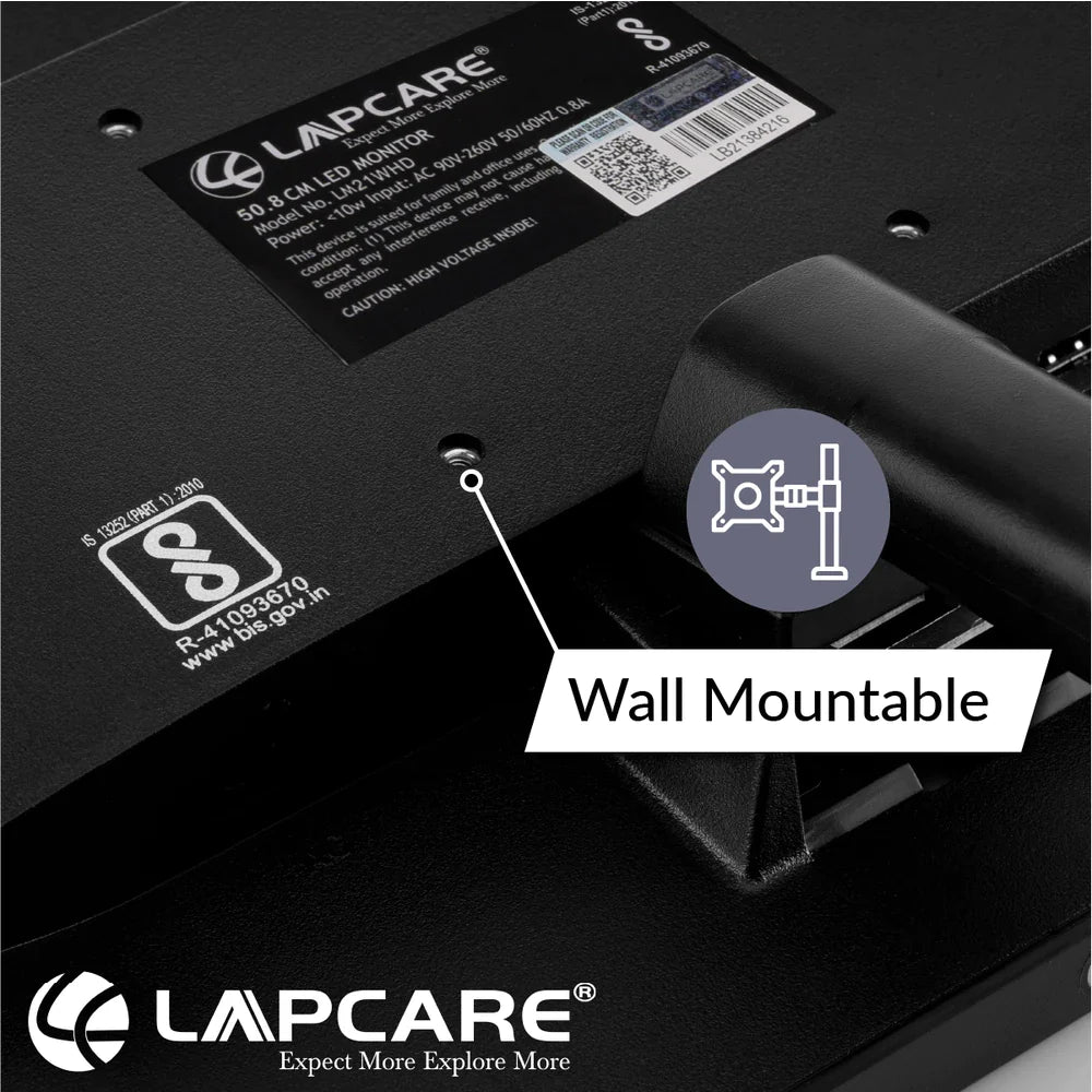 20" LED Monitor (50.8CM) VGA & HDMI (LM21WHD)