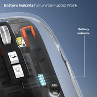 Trendy Plus 2.4G & Dual BT(v3.0 & v5.2) Wireless Mouse With Desktop Lock Key- Black (LWM-801)