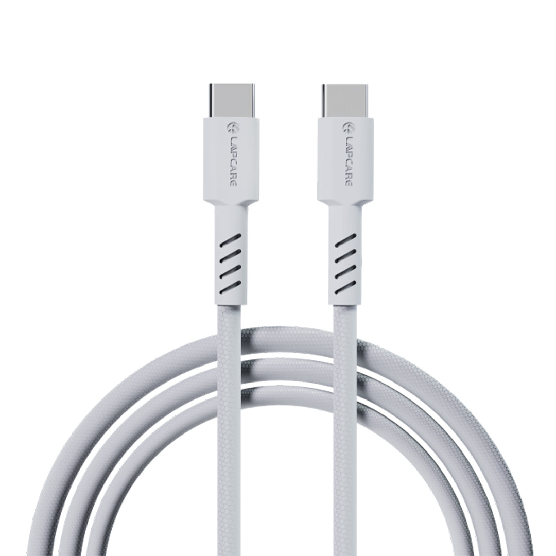 Hook 65W Type C to Type C PD PVC Cable 1.2M With 25000+ Bend Tested (LTC-135)