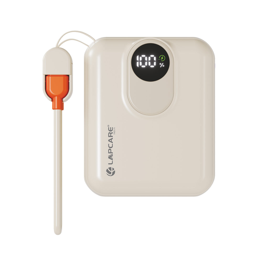 Life 10000mAh Pocket Power Bank With 15W MagSafe Charging & Type C , Lightning cable (LOX-230)