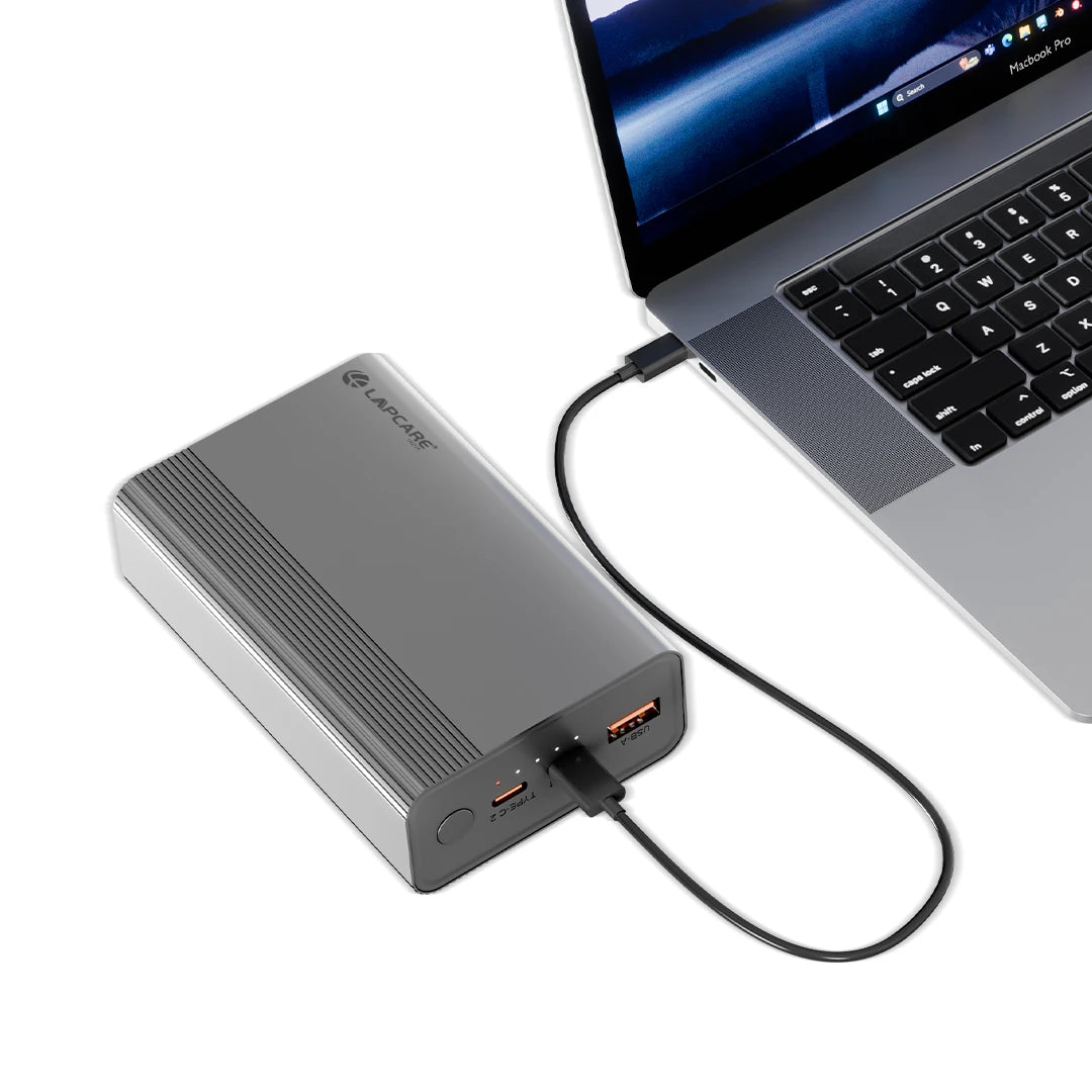 BOOST 65W Fast Charging Powerbank | 20000mAh | Dual Type-C & USB Output (LOX-232)