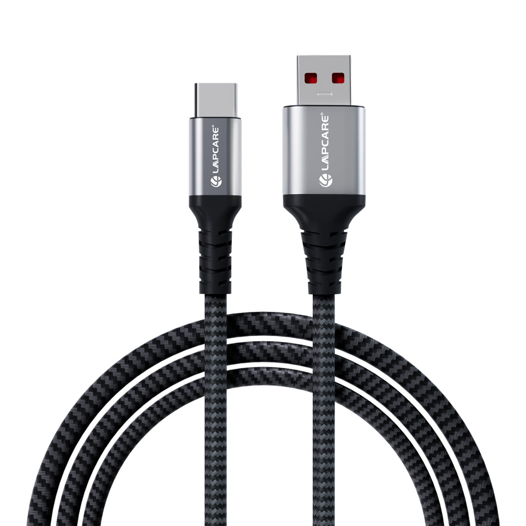 Hook 100W USB to C Braided Metal Shell 2M Cable With 25000+ Bends Tested (LTC-027)