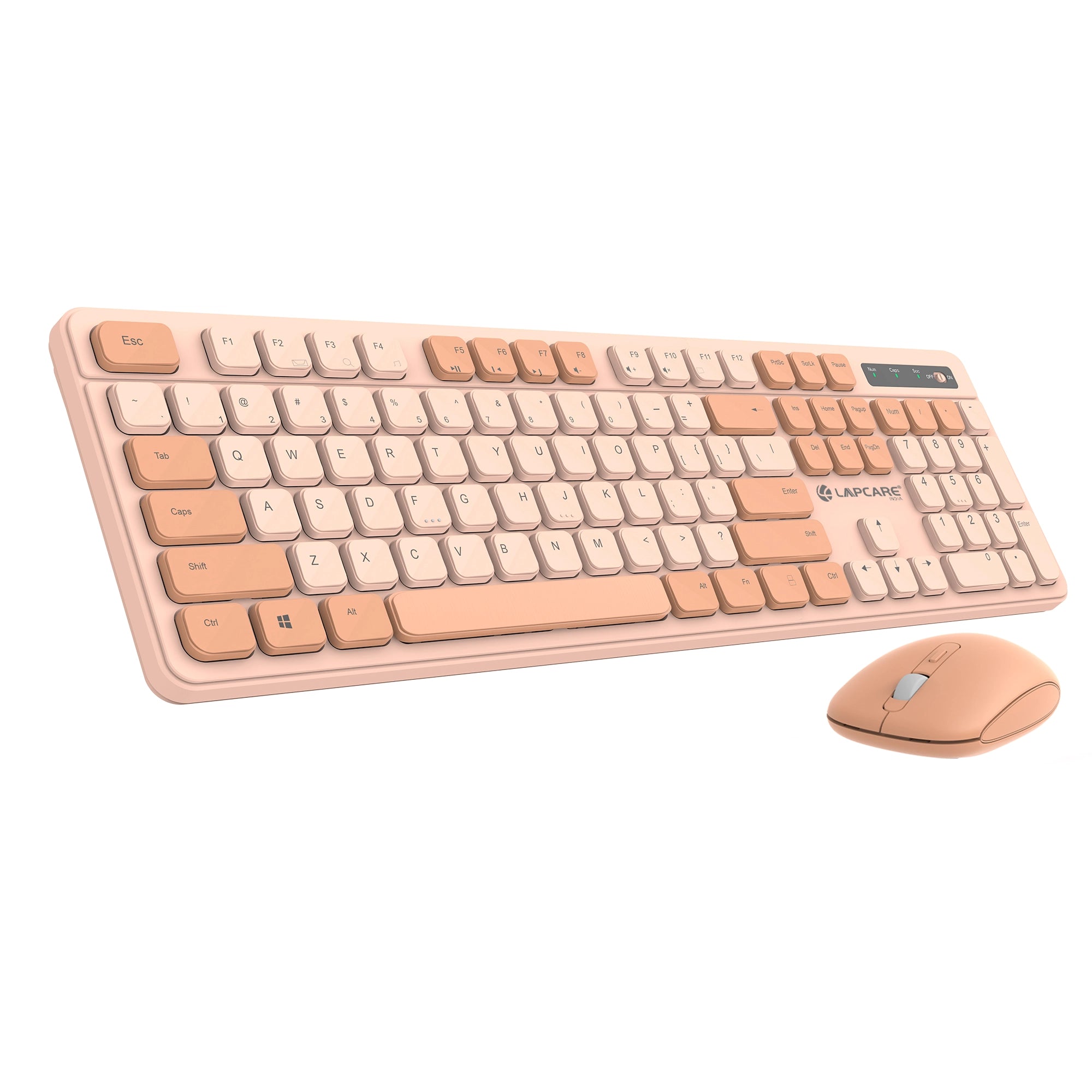 Ramon 5 Wireless Keyboard & Mouse Combo with 12 Multimedia Keys & 3200 DPI Mouse (WL-108)
