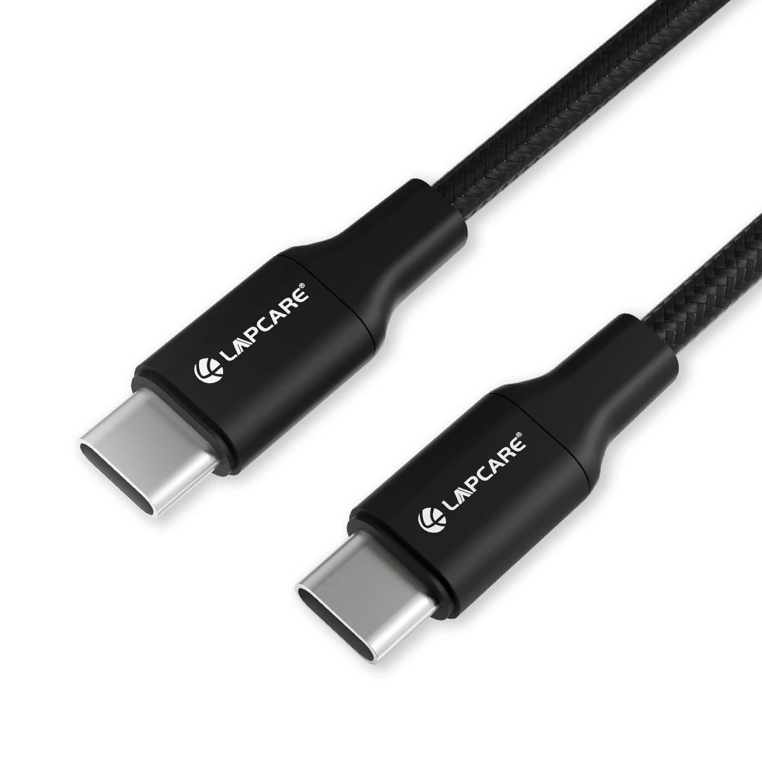 Lapcare Hook 100W Type-C to Type-C Braided Cable with Metal Shell (LTC-528)