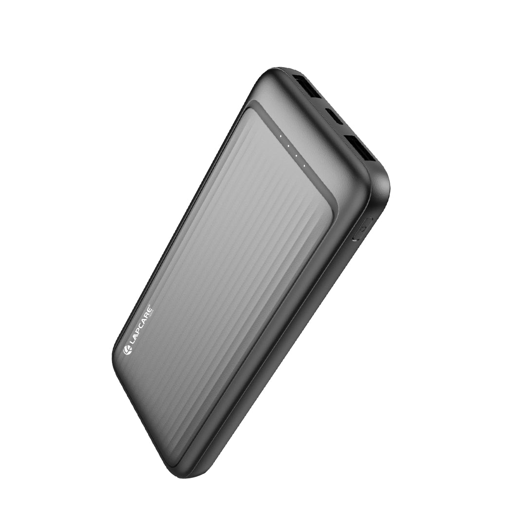 Pacer 10000mAh Portable Power Bank | 22.5W Fast Charging | Multi-Port Design- Black (LOX-223)