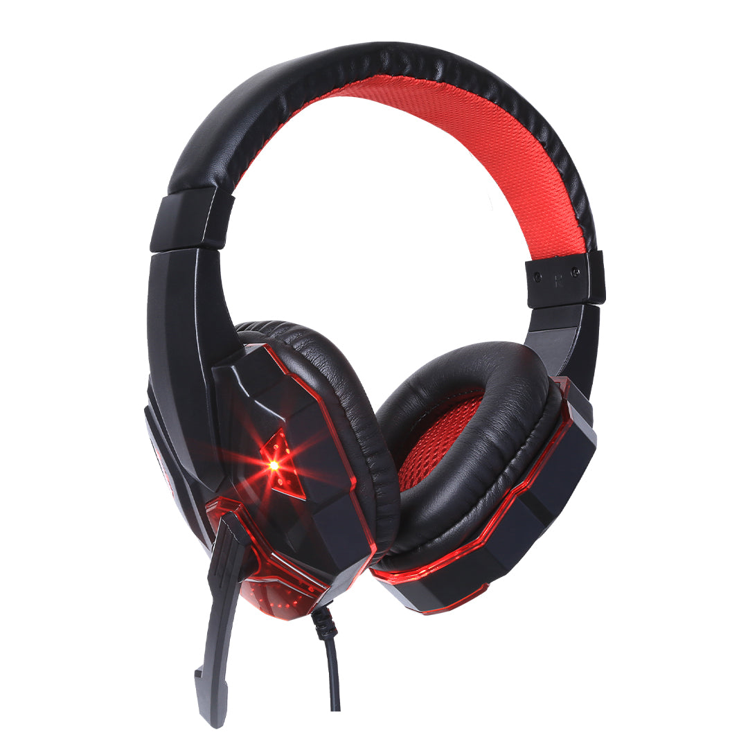 Joy Wired Gaming Headset With 45mm Dynamic Drivers Deep Bass & LED Lights (LHP-405)