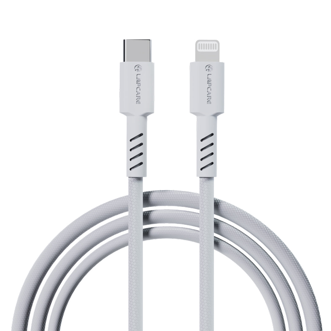 Hook 27W Type C to Lighting PD PVC Cable 1.2M With 25000+ Bend Tested (LTC-801)