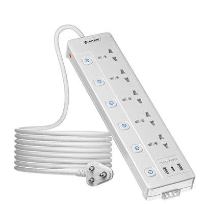 Surgee Smart With 5AC Outlet, 2 USB, Type-C (LPS-117)