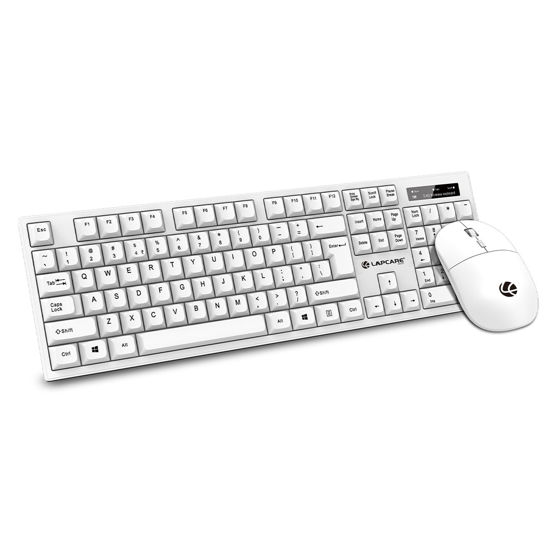 WL-102 Wireless Combo with 2.4G Wireless Technology (White)
