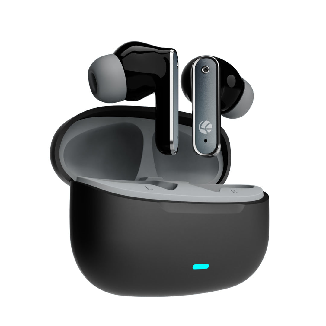 Peps Wireless Earbuds With BT5.3 and 20Hrs Playtime - Black+Grey (LBTB-243)
