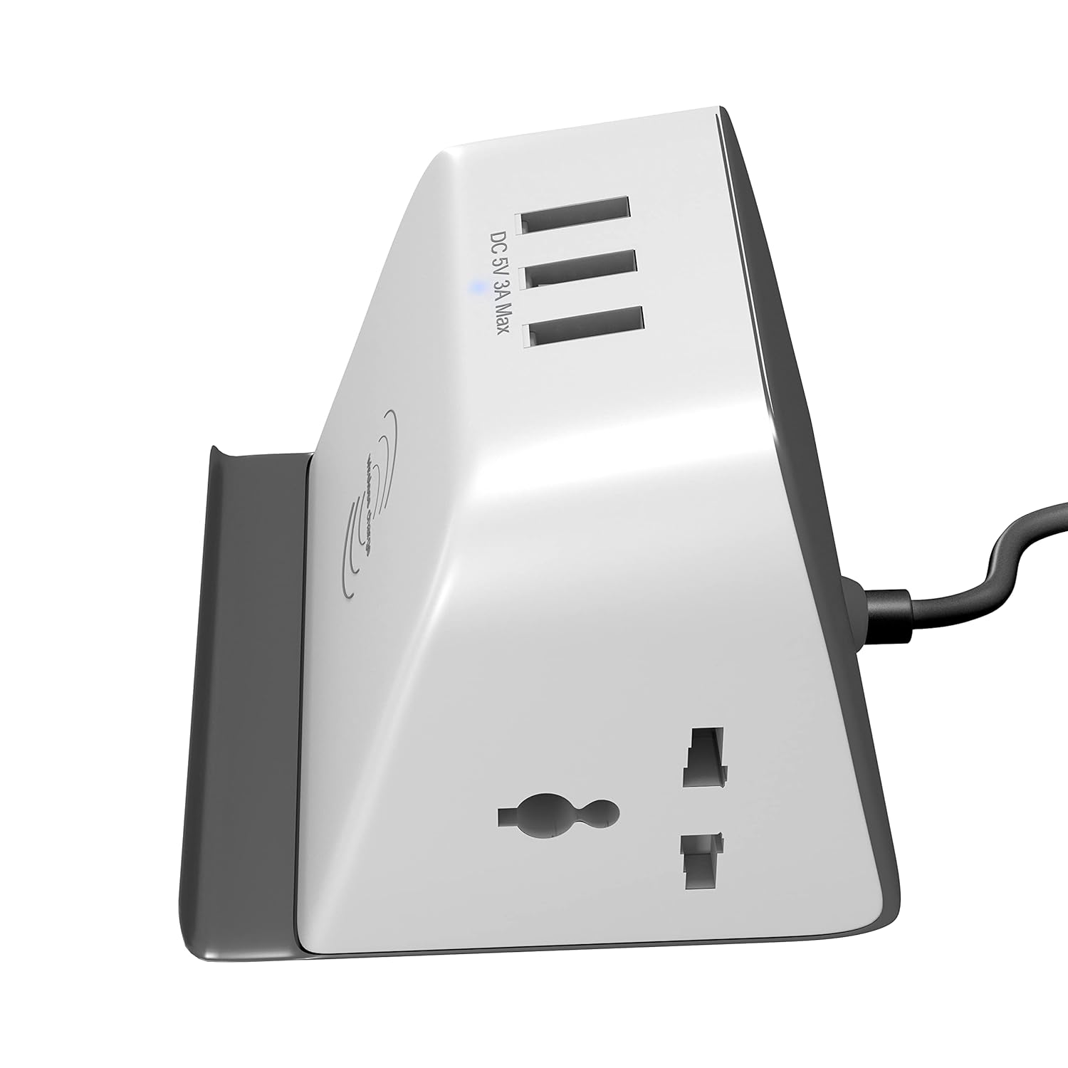 Refuel with Wireless charging pad + 3 usb + 2 international 3pin socket