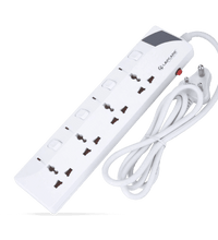 4 way extension socket with spike buster 2Mtr cable (LS- 403)