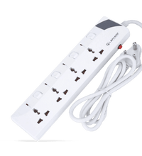 4 way extension board with spike buster 5Mtr cable (LS- 403)