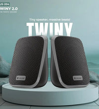 Twiny 2 Computer Speaker Grey (LUS-204)