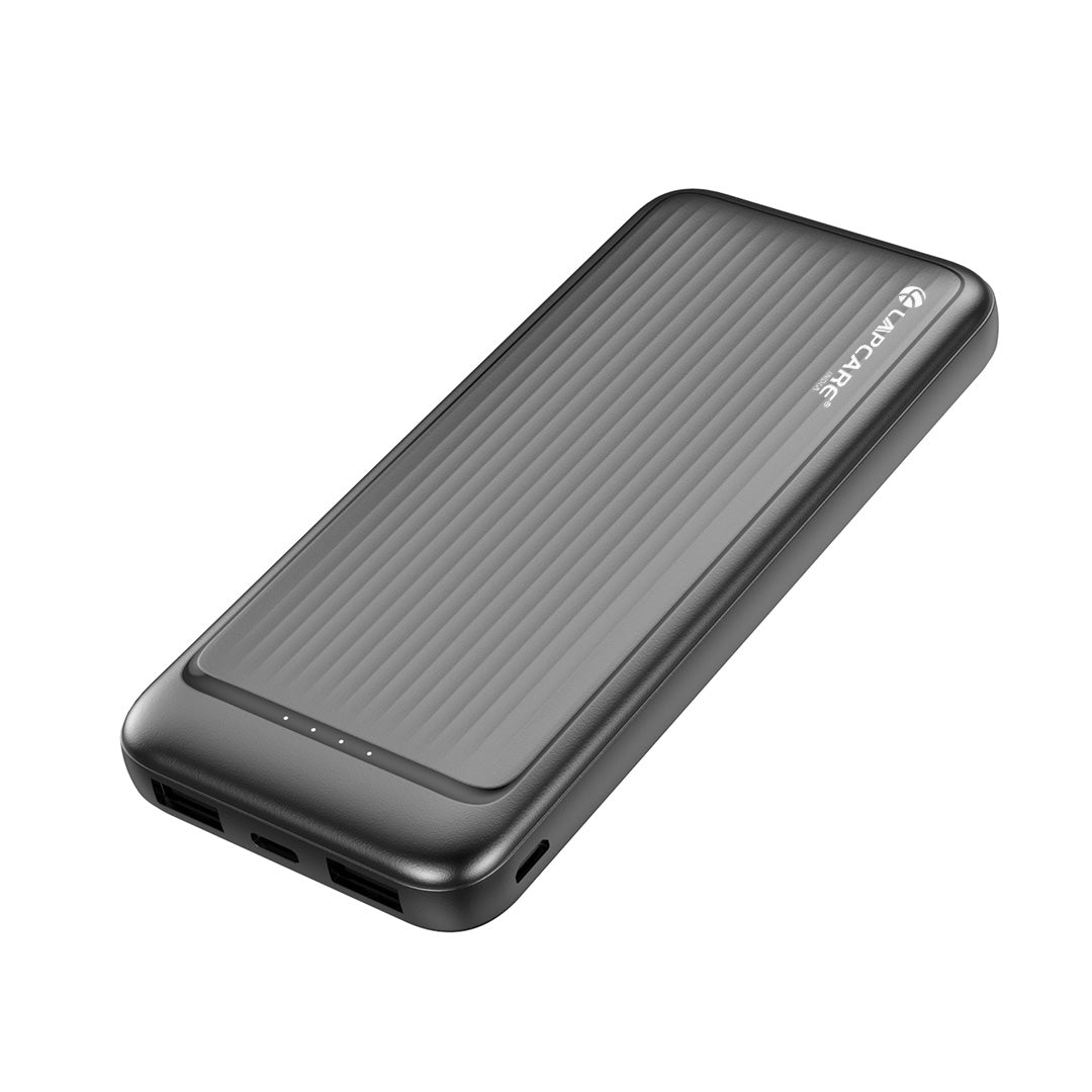 Pacer 10000mAh Portable Power Bank | 22.5W Fast Charging | Multi-Port Design- Black (LOX-223)