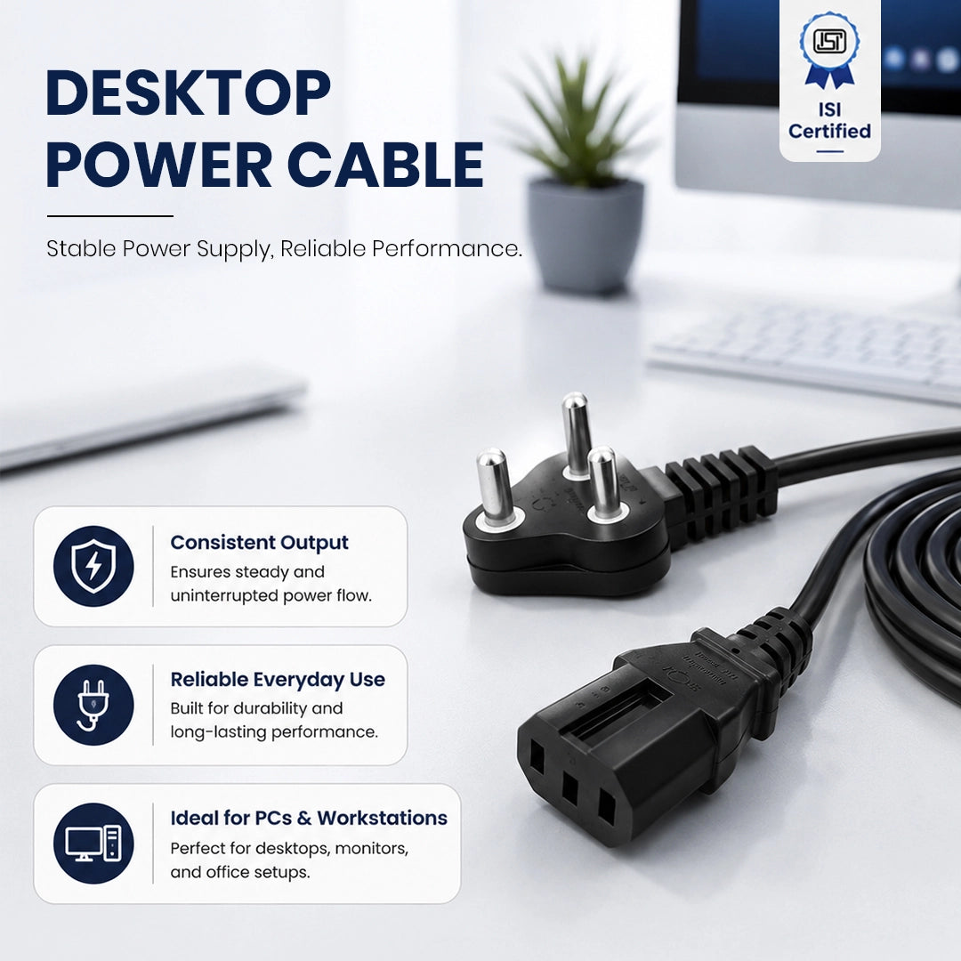 Desktop Power Cable