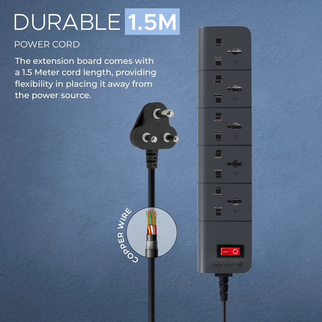 Surgee 5 Surge Protector (1.5M)