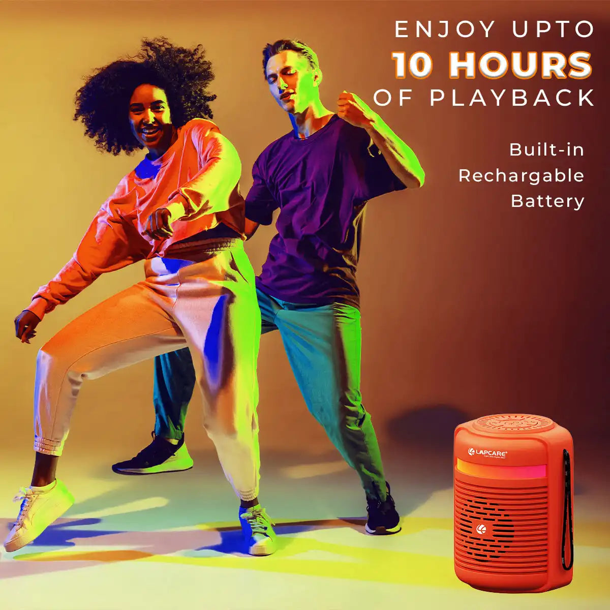Tiffin Portable 10W BT Speaker Orange (LBS-300)