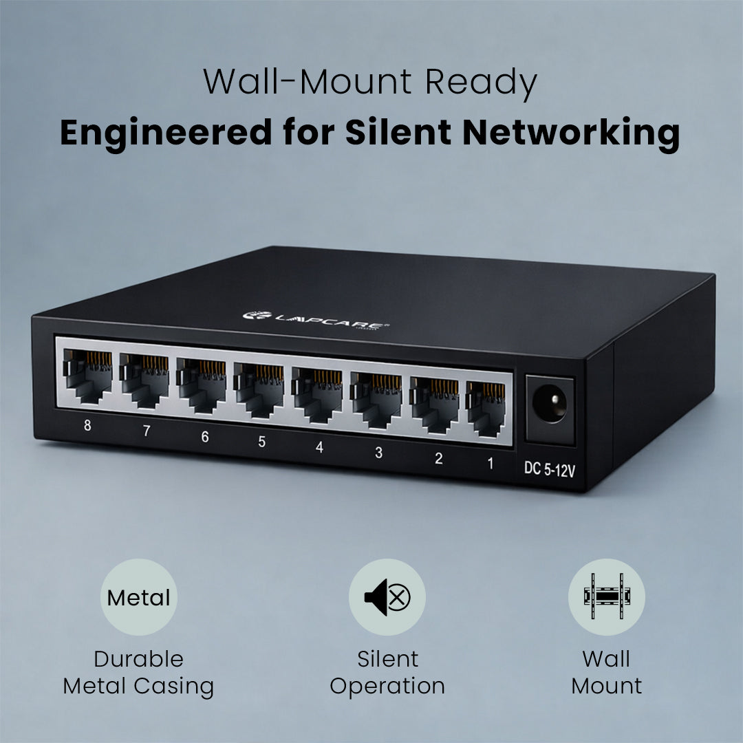 Laplink 8 Gigabit Ethernet Switch