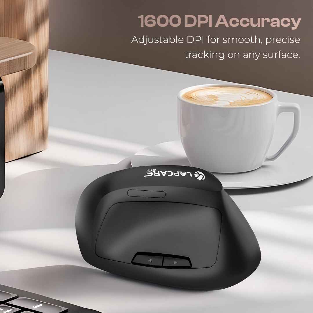 SunGrip 2.4GHz Wireless Mouse With Silent Clicks | 1600 DPI Adjustable (LWM-171)