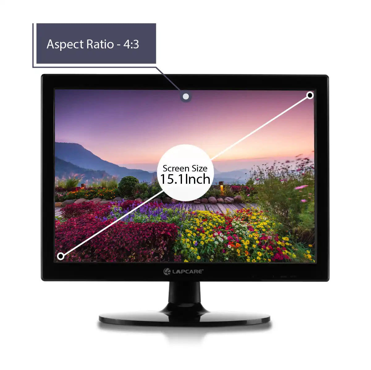15.1" LED Monitor  - 38.36 CM)-VGA (LM154-VGA)