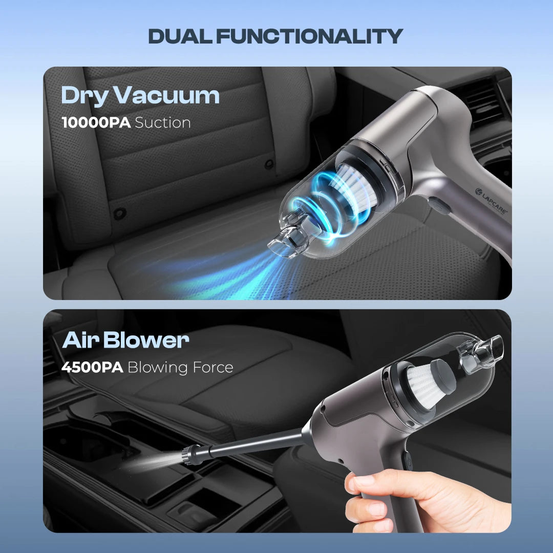 Blosuk Portable Car Vacuum Cleaner with Blower USB Rechargeable Wireless Handheld (LVC-206)