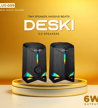 Deski USB 2 Computer Speaker (LUS-009)